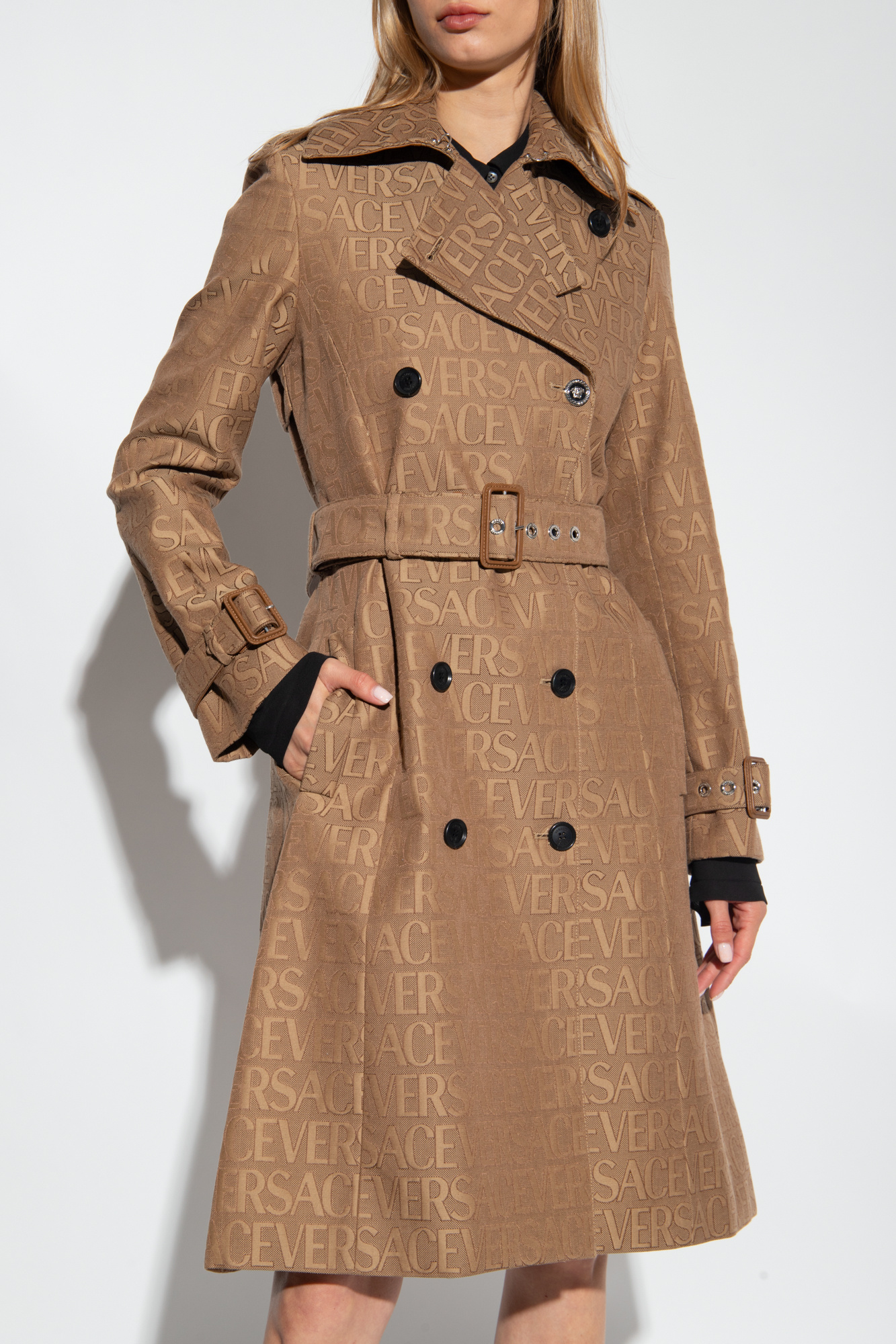 Versace clearance trench coat